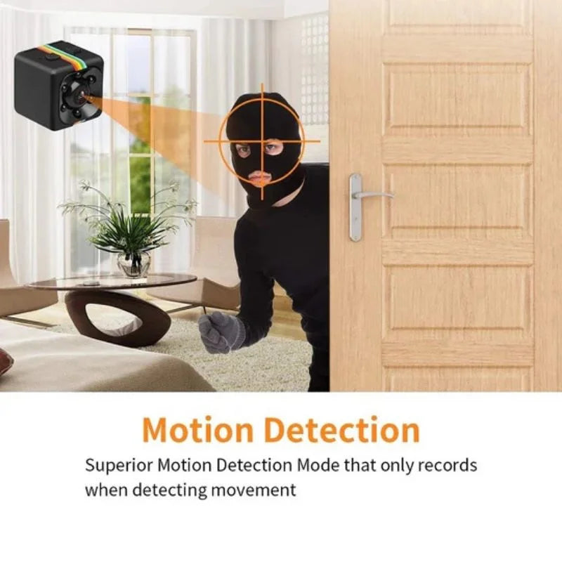SQ11 Mini Camera HD 1080P | Night Vision Motion Detection DVR Camcorder