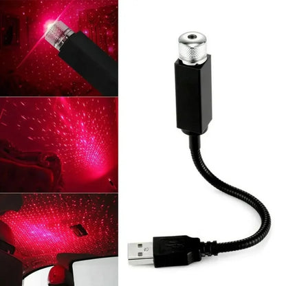 LED Galaxy Star USB Decoration Light | Starry Laser Projector Night Light for Home & Car