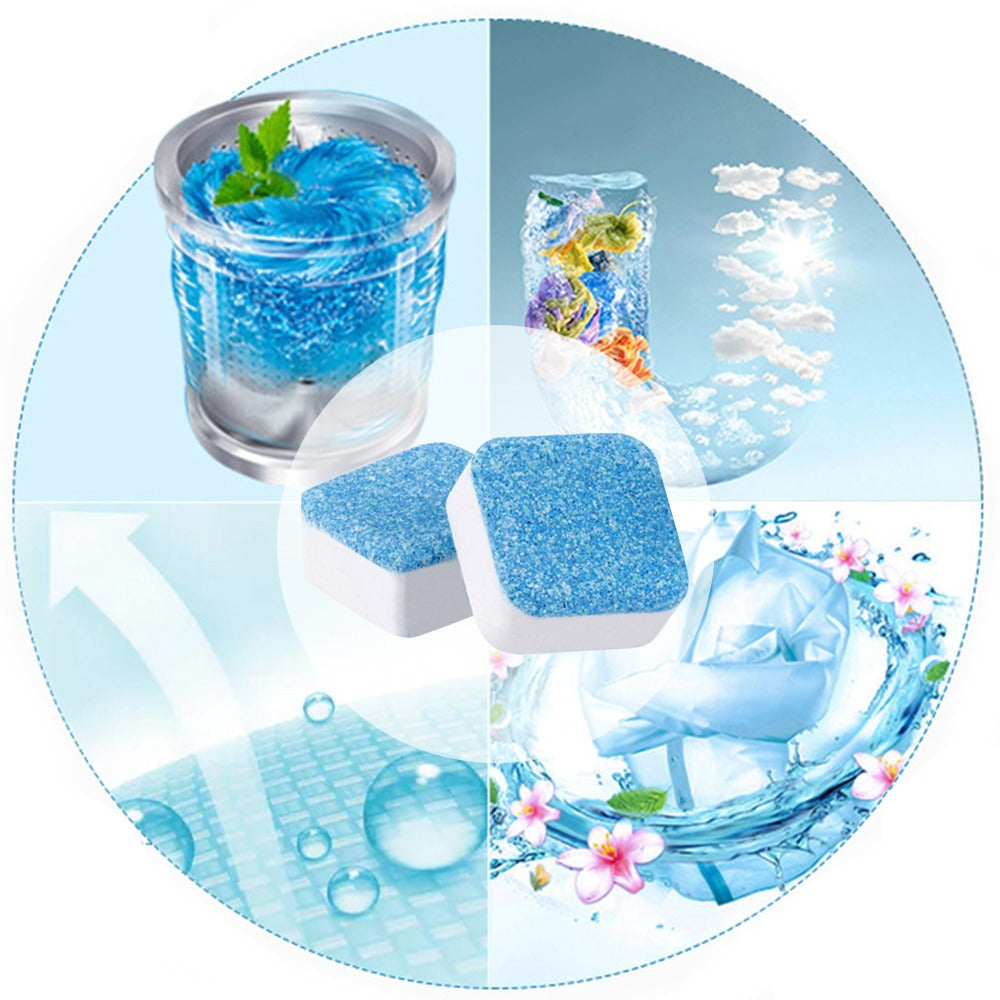 Tab Washing Machine Cleaner – Effervescent Detergent Tablets, Deep Clean for Washer & Pipes, Keeps Machine Fresh 1 Pc