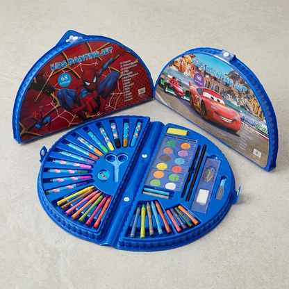 68 Pcs Colour Kit Painting Set Art Set For Kids With Crayons Water Colour Pens Oil Pastels And Art Accessories (Random Characters)