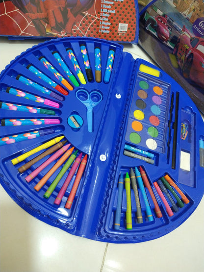 68 Pcs Colour Kit Painting Set Art Set For Kids With Crayons Water Colour Pens Oil Pastels And Art Accessories (Random Characters)