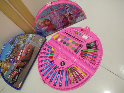 68 Pcs Colour Kit Painting Set Art Set For Kids With Crayons Water Colour Pens Oil Pastels And Art Accessories (Random Characters)