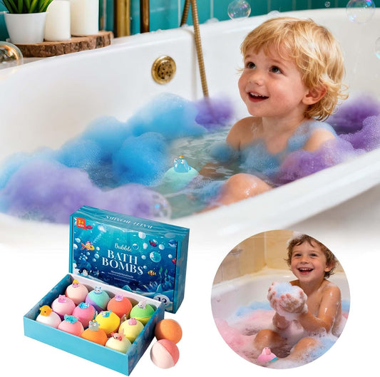 Kids Bath Bombs with Surprise Toys Inside pack of 1
