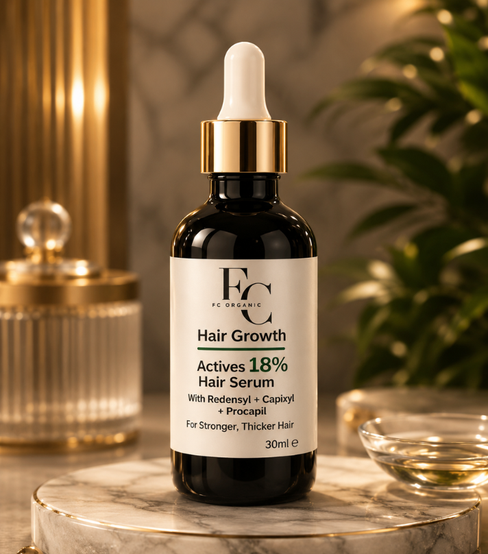 Herbal Hair Growth Serum 30ml | Rosemary & Onion Water-Based Formula