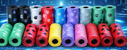 10 Rolls of Baby Diaper Diaper Disposal Bag Rubbish Bags Pet Dog Poo Waste Bag Rolls Garbage Pets Wastage Bags