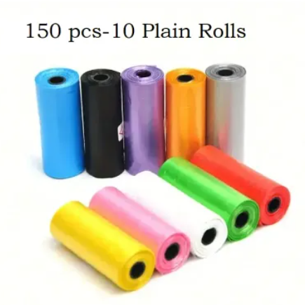 10 Rolls of Baby Diaper Diaper Disposal Bag Rubbish Bags Pet Dog Poo Waste Bag Rolls Garbage Pets Wastage Bags