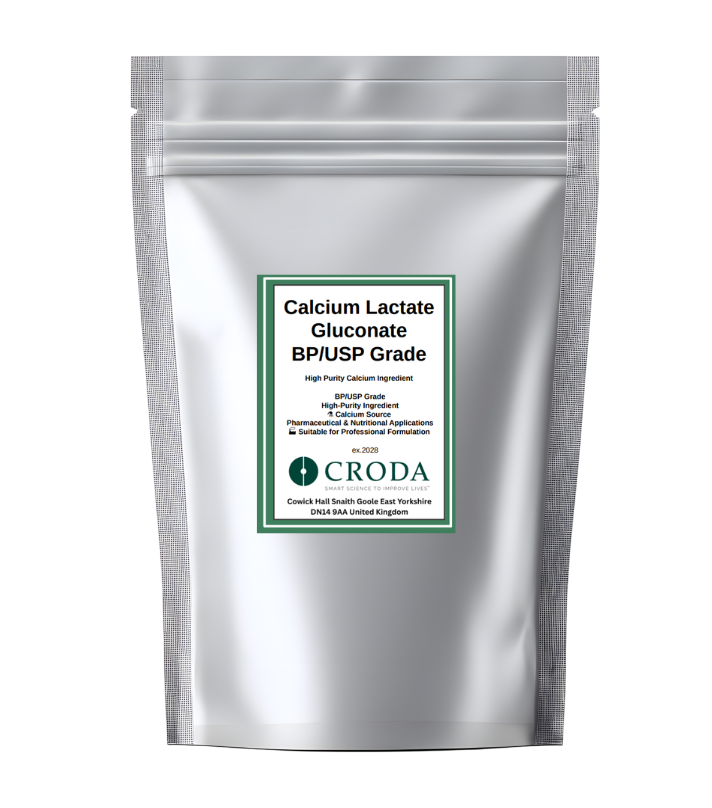 Calcium Lactate Gluconate BP/USP Grade 50g | High Purity Calcium Ingredient