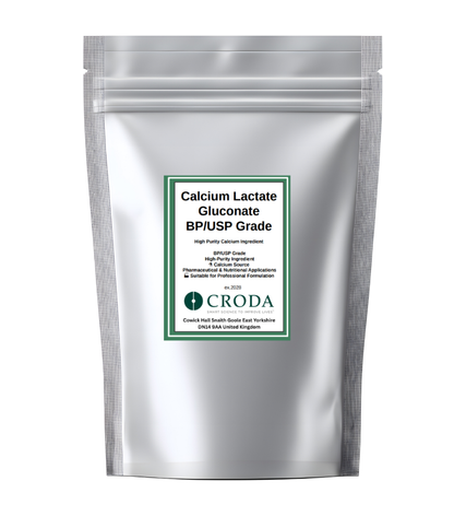 Calcium Lactate Gluconate BP/USP Grade 50g | High Purity Calcium Ingredient