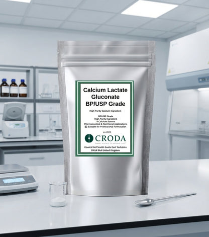 Calcium Lactate Gluconate BP/USP Grade 50g | High Purity Calcium Ingredient