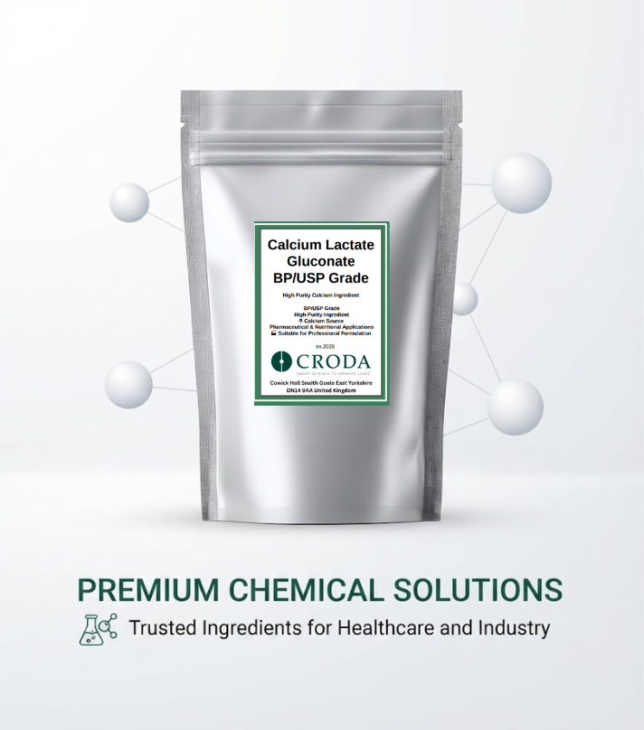 Calcium Lactate Gluconate BP/USP Grade 50g | High Purity Calcium Ingredient