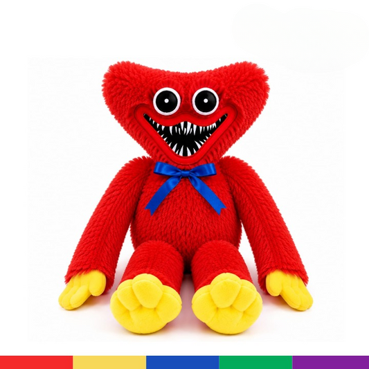 Poppy Playtime Huggy Wuggy & Kissy Missy Soft Plush Toy Pair - Random Color