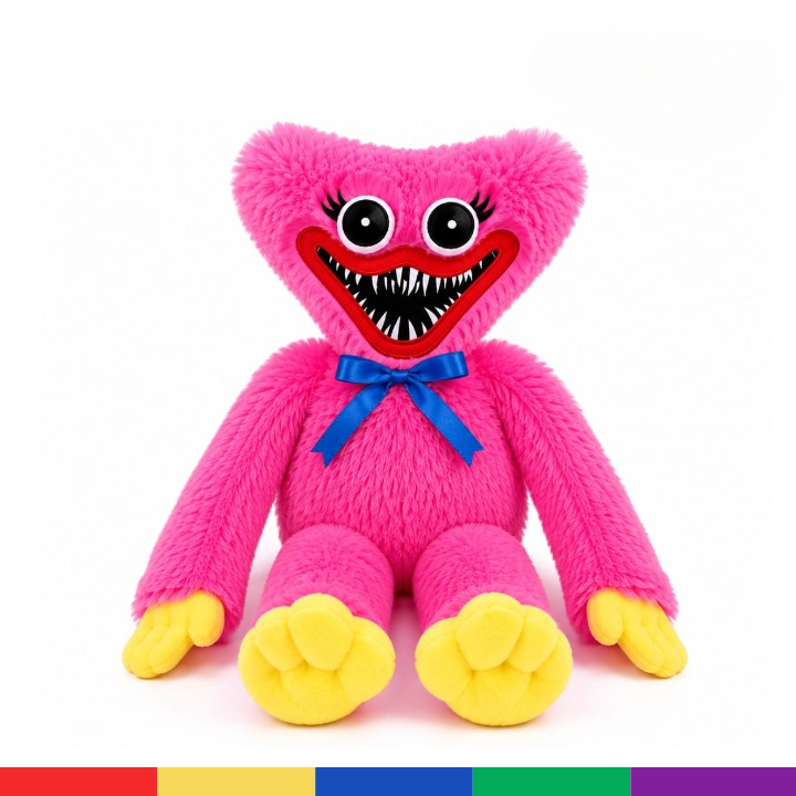 Poppy Playtime Huggy Wuggy & Kissy Missy Soft Plush Toy Pair - Random Color