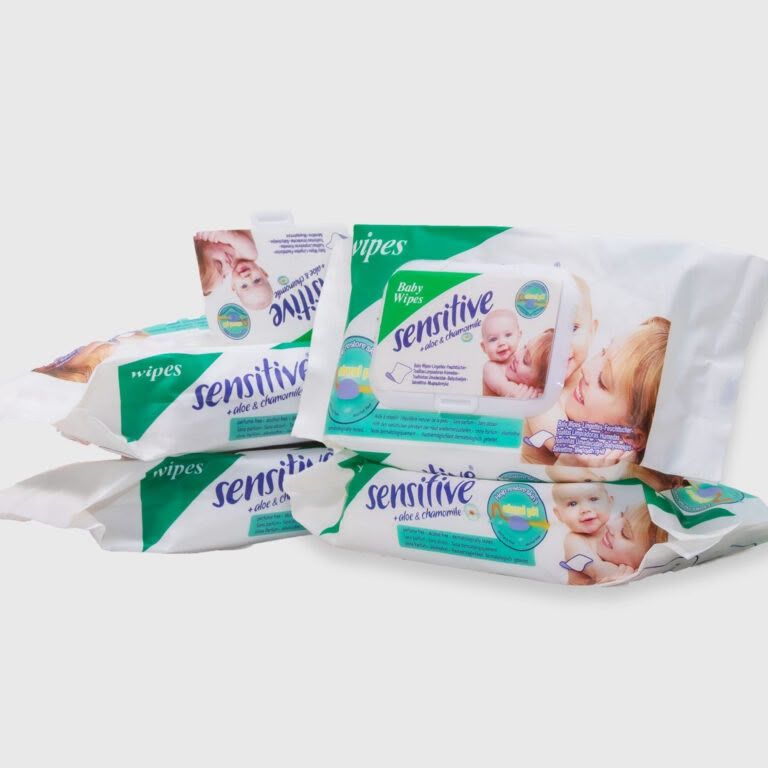 Mega Saver Pack Sensitive Baby Wipes Deal Of 10 Packs Ultra Soft Gentle Cleaning With Aloe And Chamomile For Delicate Skin