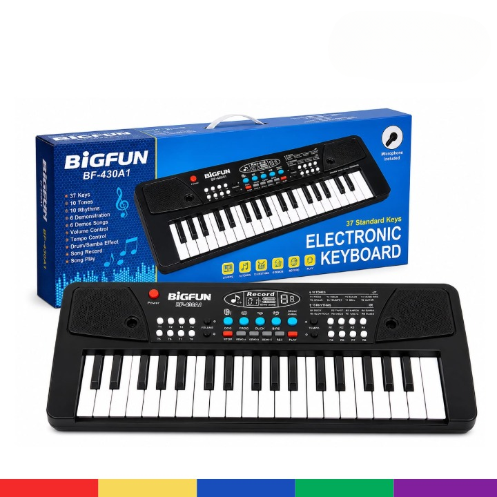 Bigfun 37-Key Electronic Keyboard Piano – Musical Learning Toy