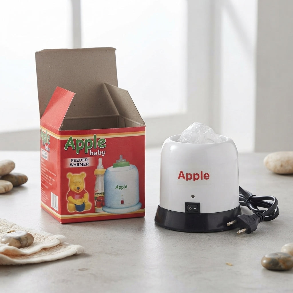 Apple Baby Feeder Warmer Portable Safe Milk Bottle Warmer With Reliable Heating Technology For Convenient Daily Baby Feeding At Home And Travel