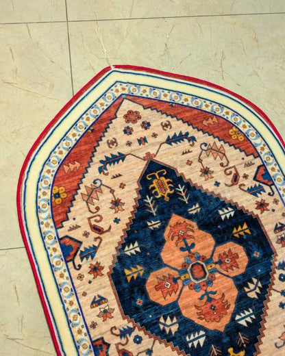 The Royal Caucasian Medallion Prayer Mat 70x115cm | Elegant Islamic Prayer Rug for Daily Salah