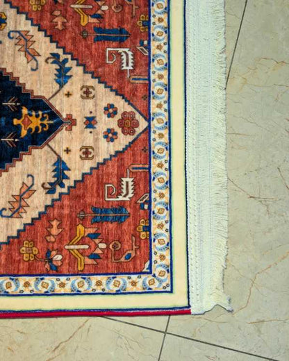 The Royal Caucasian Medallion Prayer Mat 70x115cm | Elegant Islamic Prayer Rug for Daily Salah