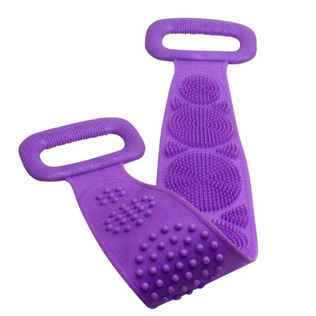 Magic Silicone Brushes Bath Towels | Rubbing Back Mud Peeling Body Massage Shower Extended | Scrubber Skin Clean Brushes Bathroom