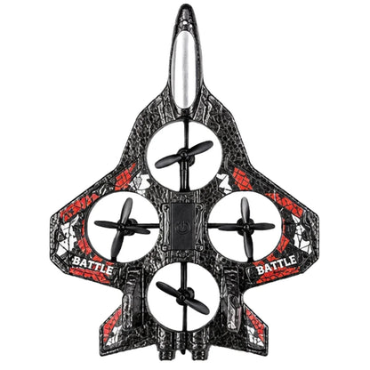 Premium RC Fighter Plane 2.4 GHz | Remote Control Foam Airplane Toy with Lights & 3D Stunt Glider