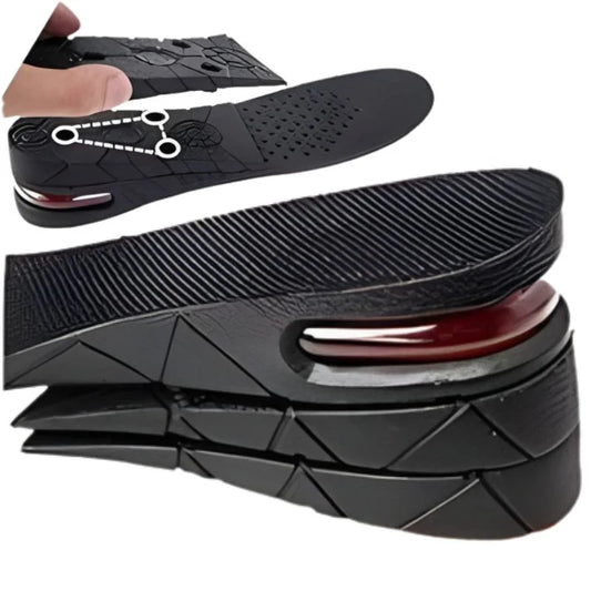 3 Layer Height Increase Insoles – Adjustable 3 cm to 7 cm | Soft, Comfortable & Shock-Absorbing | Elevator Shoe Inserts for Men & Women