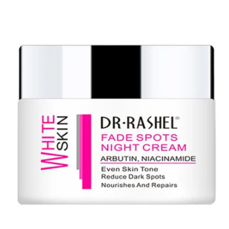 Dr. Rashel White Skin Fade Spots NIGHT Cream | Brightening & Hydrating Night Formula with Arbutin & Niacinamide | Imported