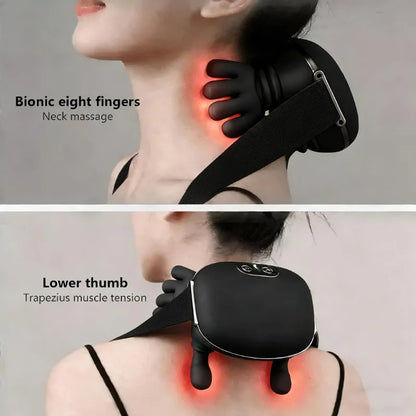 Neck & Shoulder Kneading Massager | Model BLD- 893 | Wireless Shiatsu Deep Kneading Massager with Heat | For Neck, Shoulders, Back & Body Relaxation