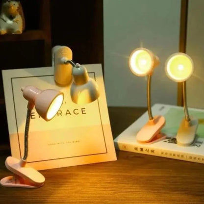 Mini Book Light with Clip  | Portable LED Reading Lamp with Eye Protection | Random Color