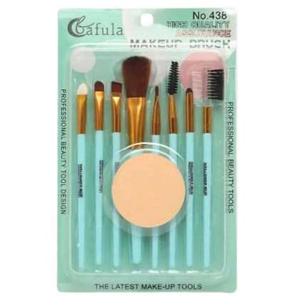 9 PCS Makeup Brush Set | Professional Beauty Tools for Foundation, Blending, Contouring & Eyeshadow | Soft Synthetic Bristles | Pink