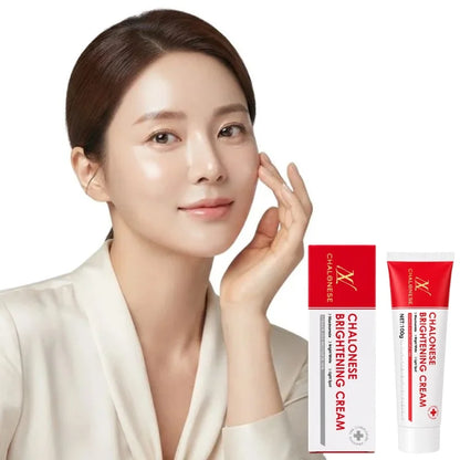 Chalonese Advanced Spot Fading Glow Cream | Brightening Face Cream with Niacinamide, Alpha-Arbutin & Tranexamic Acid | Dark Spot & Uneven Skin Tone Care | 20g