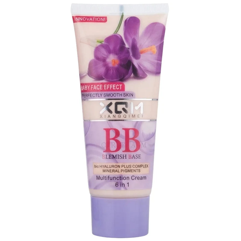 XQM BB Blemish Saffron Crocus Base Cream | 6-in-1 Multifunction BB Cream with Hyaluronic Acid & Mineral Pigments | SPF 15 | 65ml