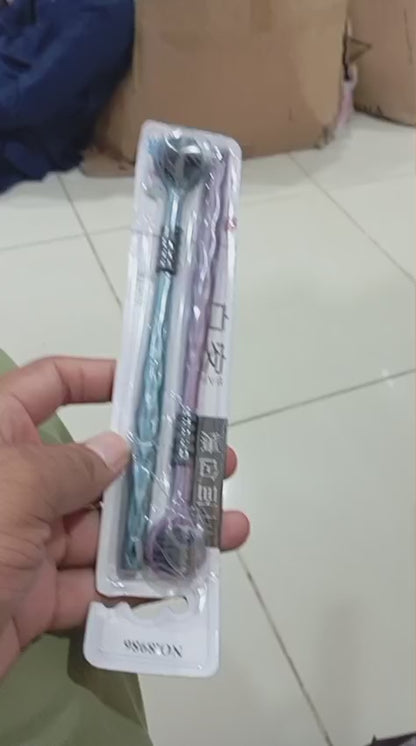 Pack Of 2 Innovative 3 Sided Toothbrush Efficient Cleaning Design One Minute Equals Three Minutes Compact Comfortable Grip For Daily Oral Care | Random Colour