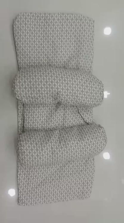 Adjustable Baby Sleeping Support Pillow Anti Roll Cushion And Neck Protection Infant Sleep Positioner | Random Colour