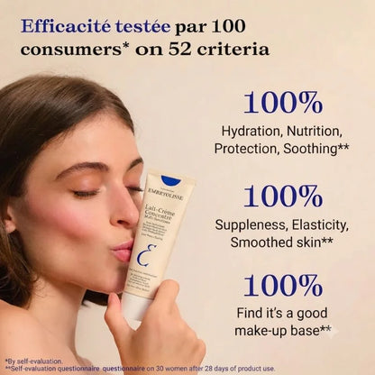 Embryolisse Lait-Crème Concentré Multi-Function Moisturizing Cream | 6-in-1 Hydrating & Nourishing Cream | Makeup Base, Cleanser & Face Mask | For All Skin Types